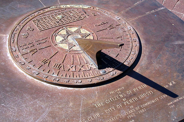 Sundial in Perth