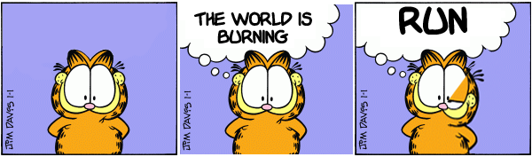 the world is burning