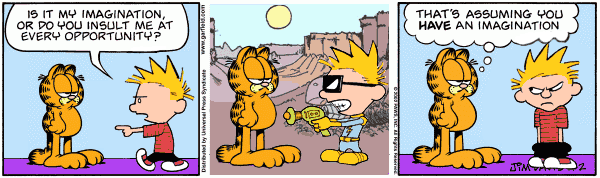 Garfield minus Jon plus Calvin