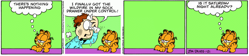 Transplanted Punchline Garfield Plus Penultimate Beat Panel (Fun With Penultimate Beat Panel #1)