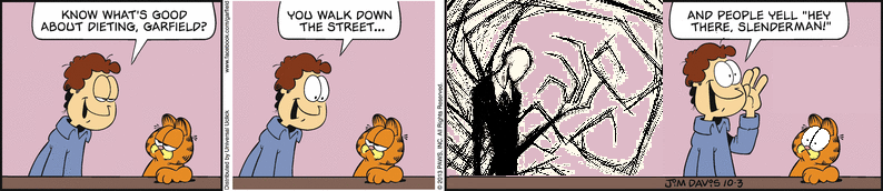 Garfield Meets The Thin Man