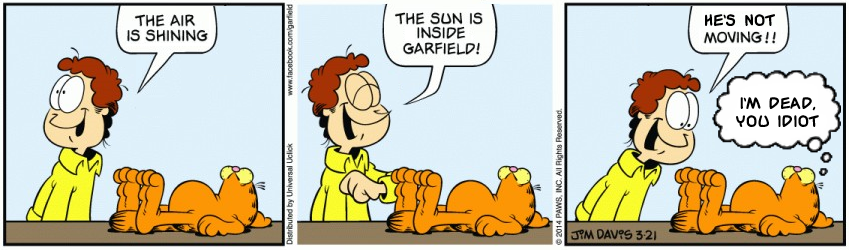 Garfield's Not Moving!!