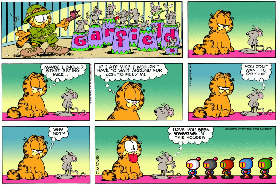Garfield Plus Bombermen