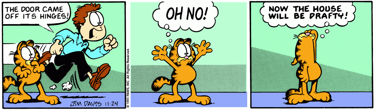 Garfield with a Legitimized Concern