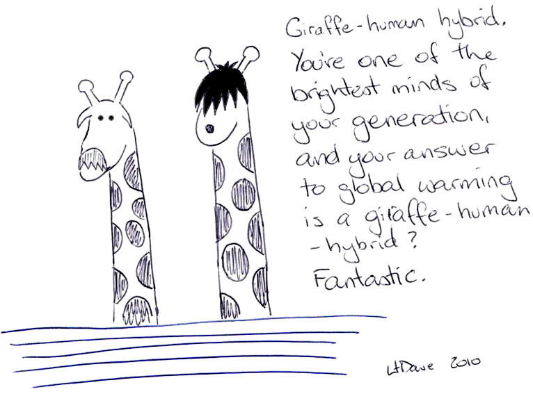Giraffe-Human Hybrid