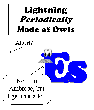 Lightning Periodically Made of Owls #3