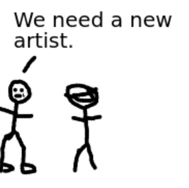 I can't draw people well