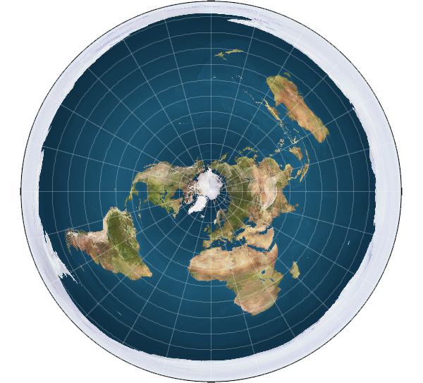 Disc shaped flat Earth