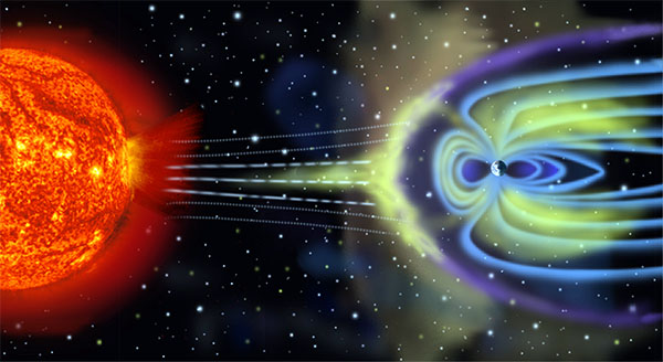 Solar wind and Earth's magnetosphere