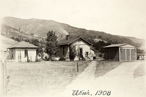 International Latitude Service station in Ukiah