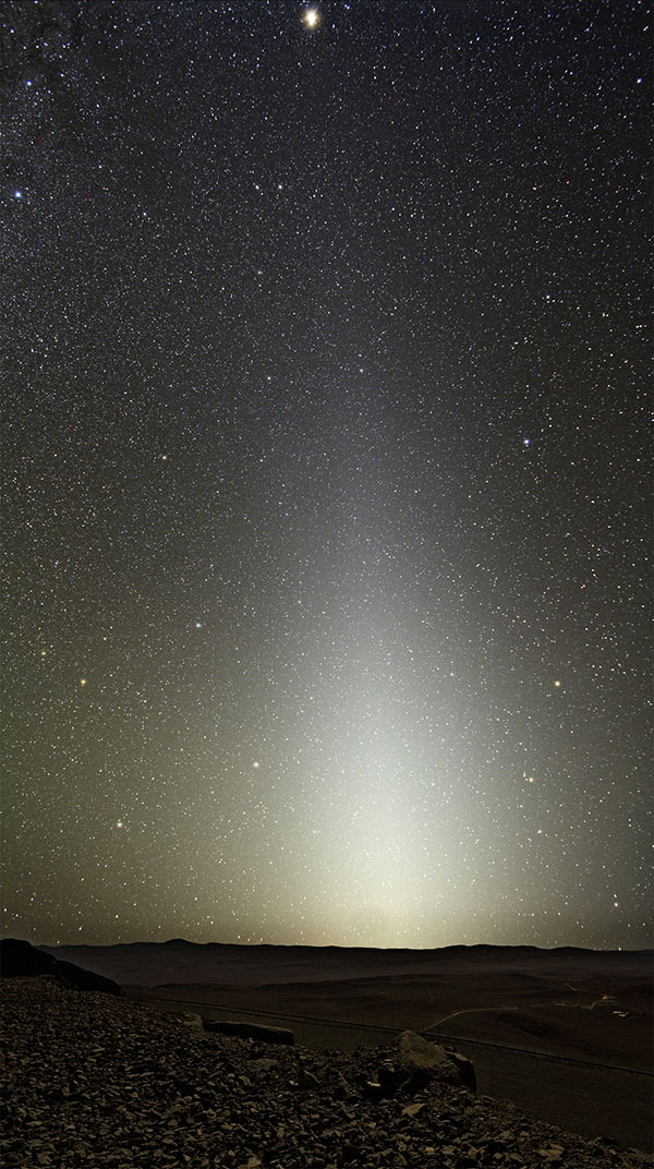 zodiacal light at Paranal