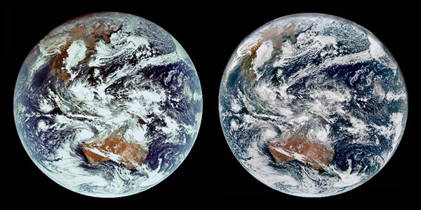 Himawari-KOMPSAT stereo image, parallel