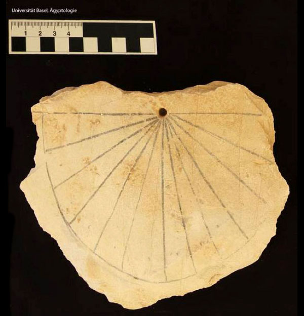 Ancient Egyptian sundial