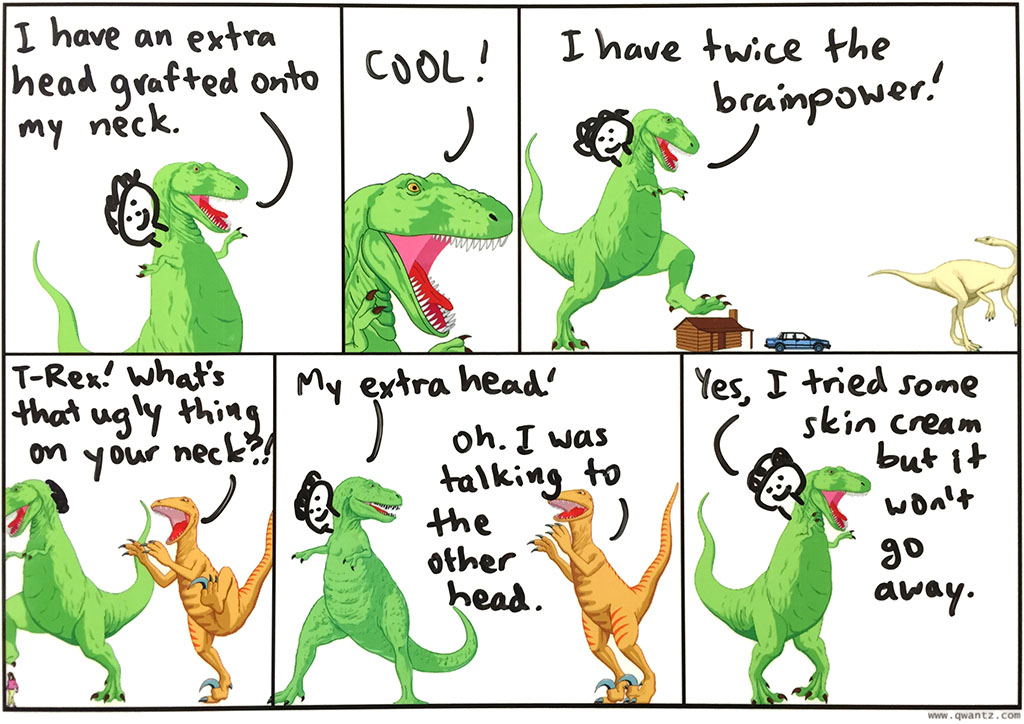 The Dinosaur With Two Heads