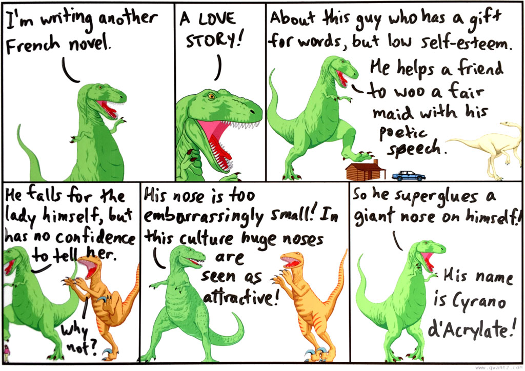 But even so, he's never stuck for words