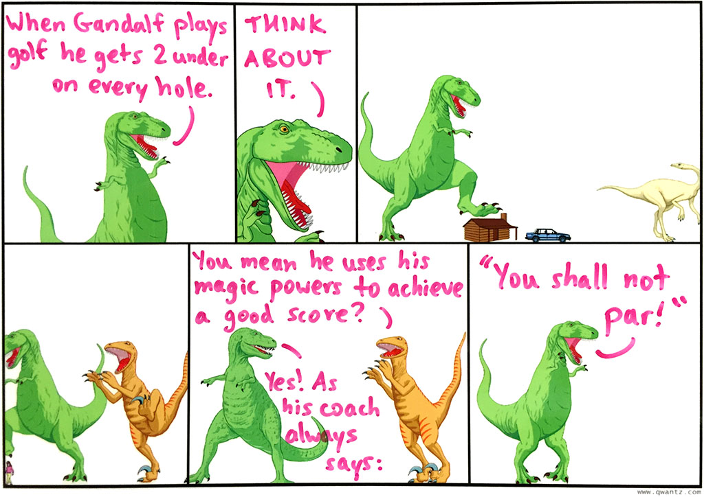 It's tough designing a course to beat a wizard player