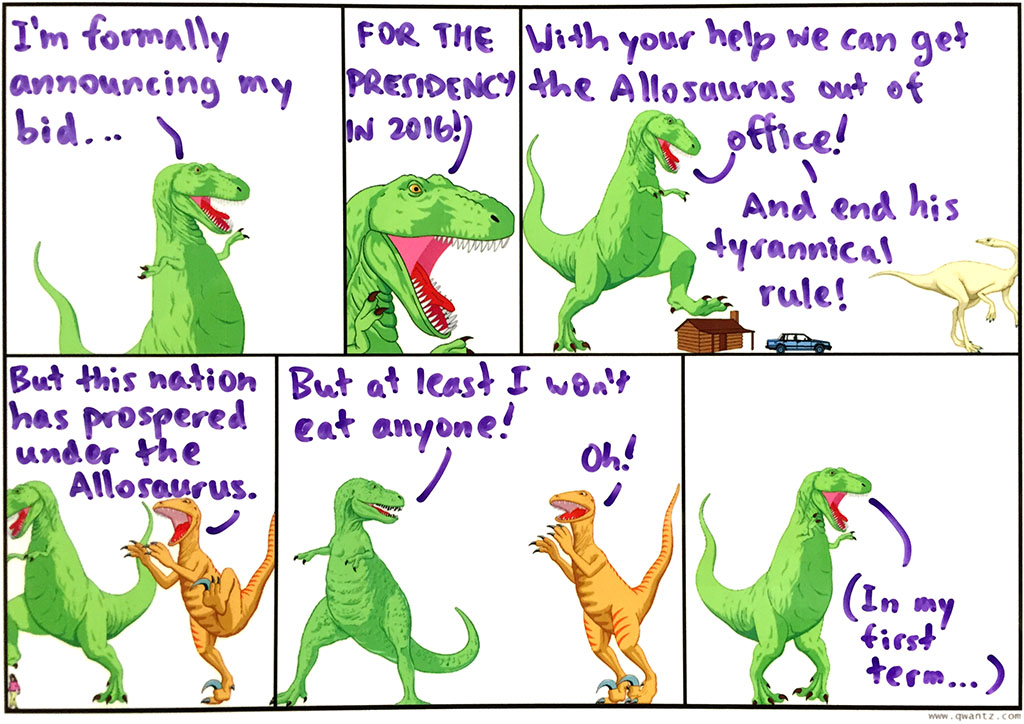 All the way with T-Rex!