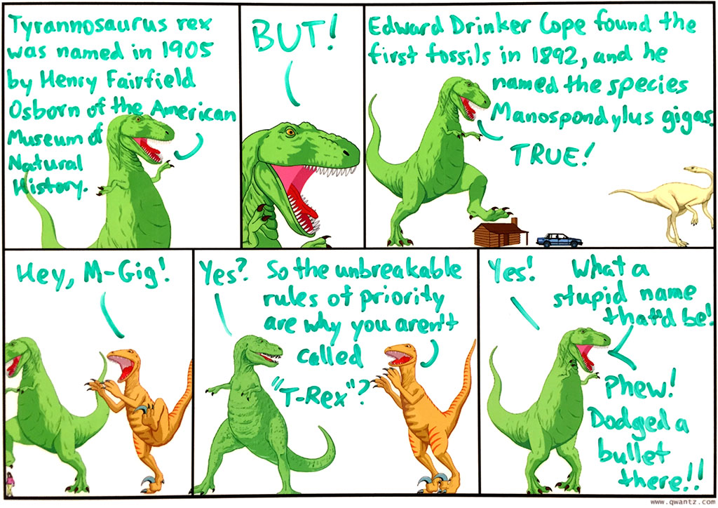 Apatosaurus almost got called 