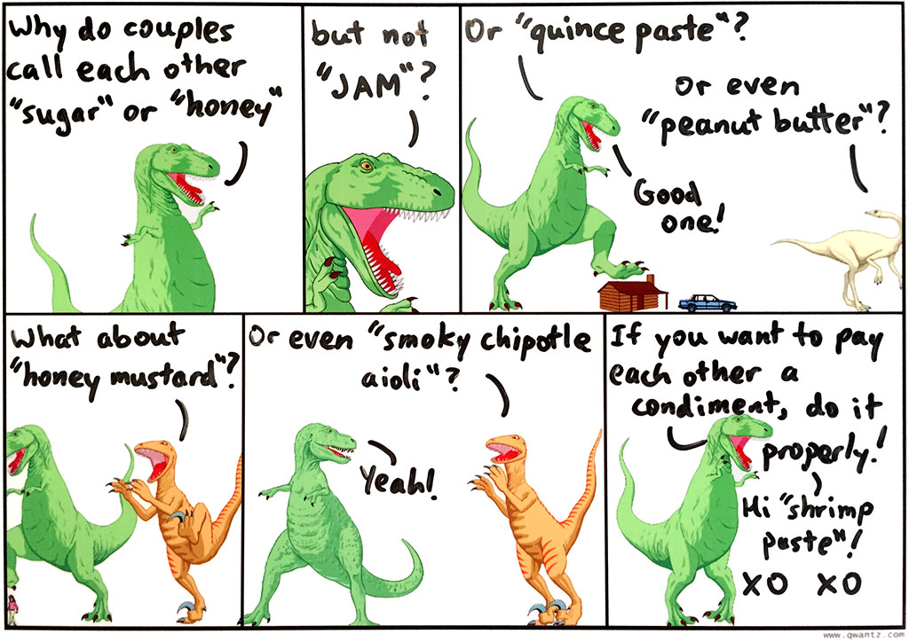 A relationship can be sweet, but should also be spicy