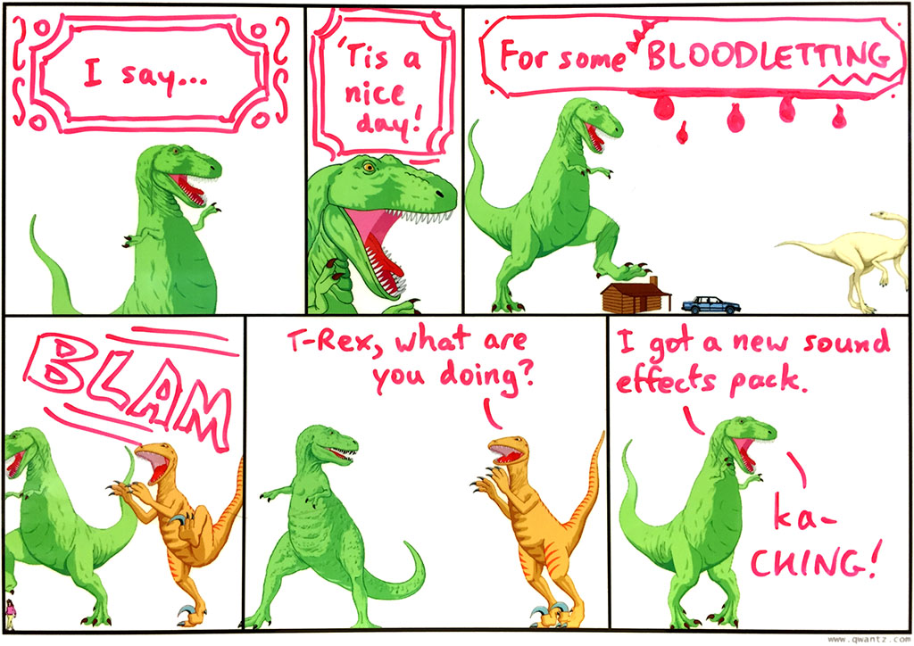 Ye Olde Sequential Arte; Featuring Mr. T. Rex, esq.