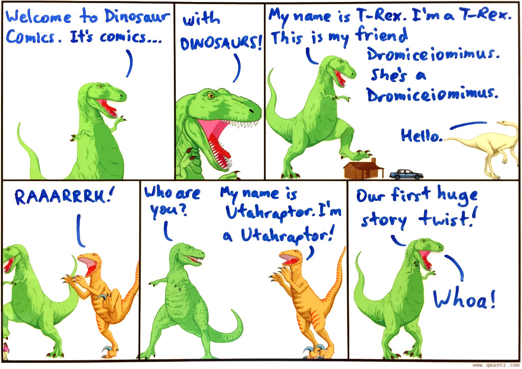 Welcome to Dinosaur Comics