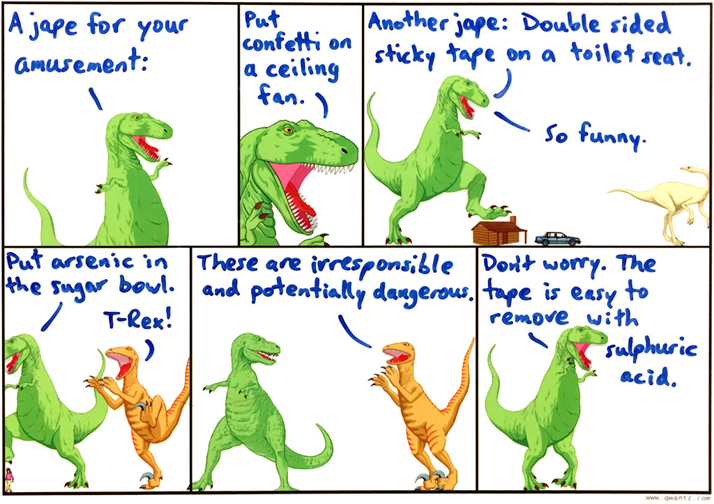 A jape for your amusement!