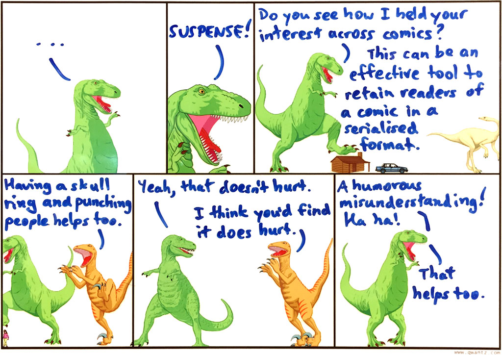 T-Rex explains comics, part 4