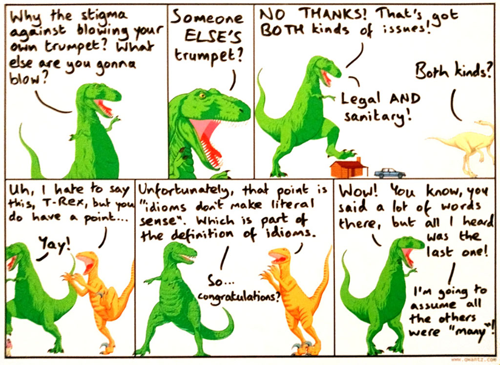 T-Rex doesn't want to wave at his own theremin