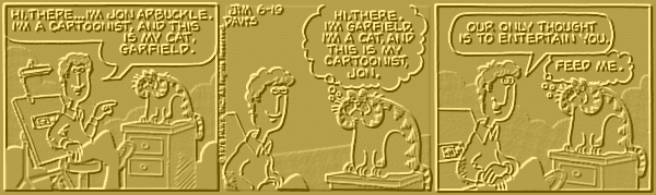 Garfield #1 Gold Foil Embossed Collector's Edition