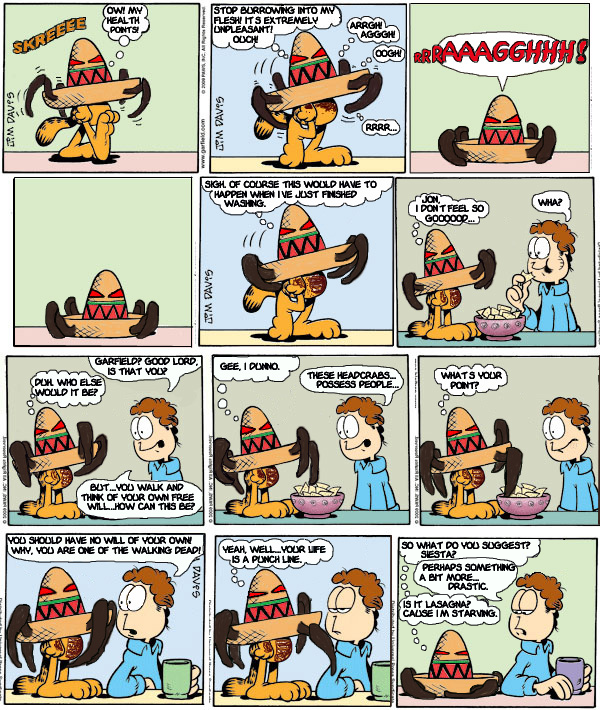 Concerned Garfield