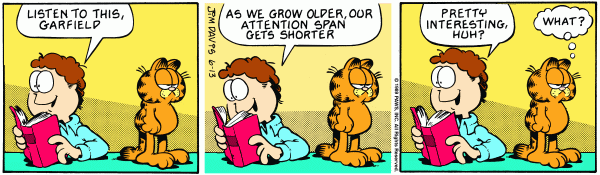 Reversed Garfield, and ditto Jon