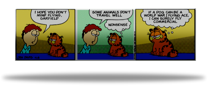 Free Floating Garfield