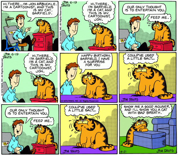 Garfield Times Garfield