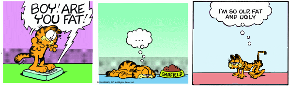 Anorexic Garfield