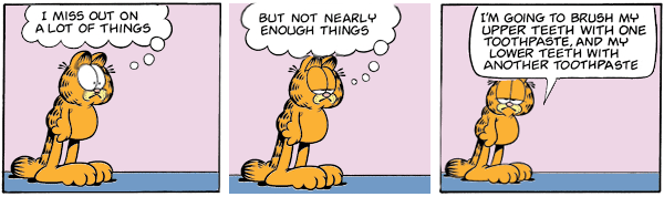 Bored Garfield: 2
