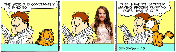 Garfield Miley Cyrus Garfield