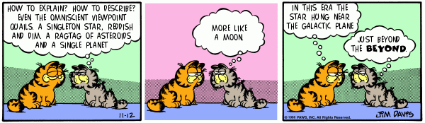 A Garfield Upon the Deep