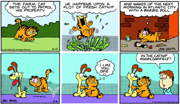 Garfield the Addict (Warning: Contains Drug Reference) 