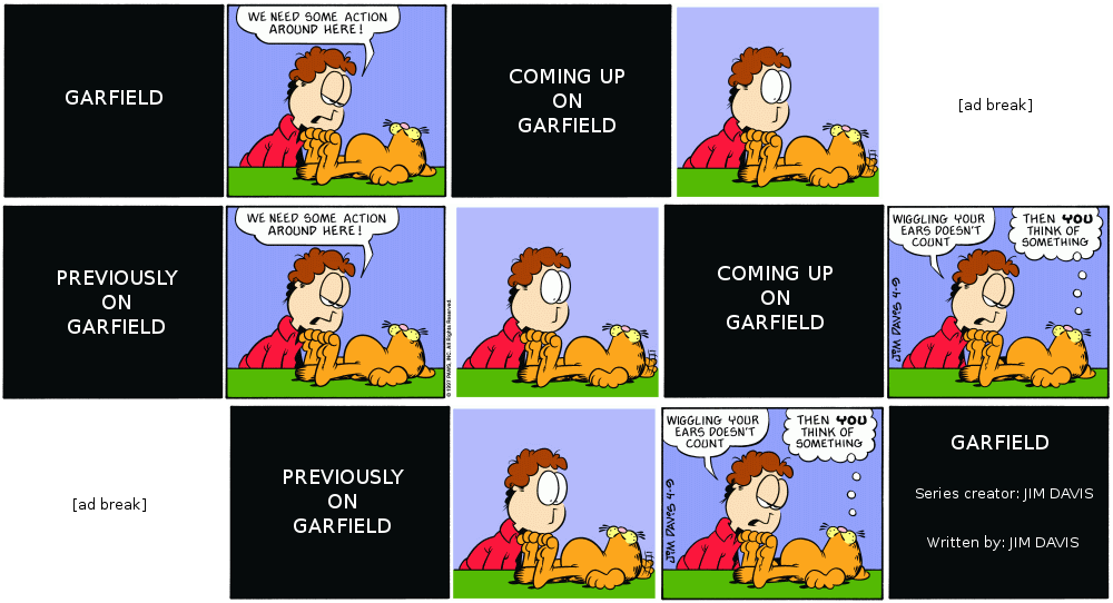 Garfield on Cable TV