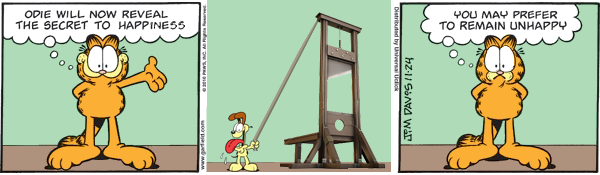 Odie's Secret to Happiness