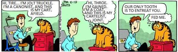 Spell-checked Garfield