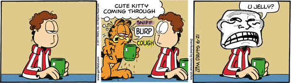 Garfield Plus Meme
