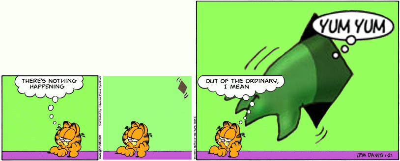 Garfield Plus Cthulhoo = Garfield Minus Garfield