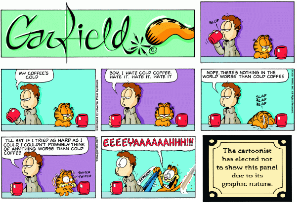 Garfield Plus Censored Violence