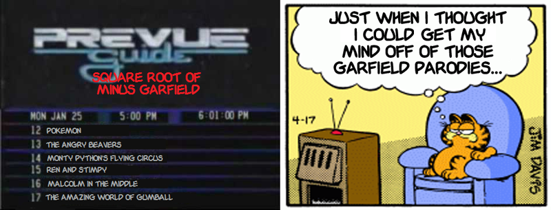 Prevue Garfied