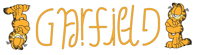 Ambigrammatical Garfield