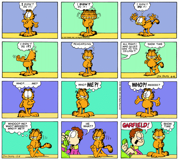 Garfield Didn't Do It