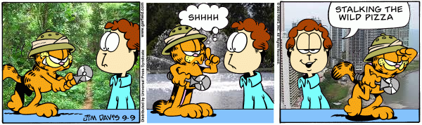 Inconsistent Background Garfield