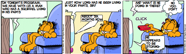Garfield Pulled From the Trash