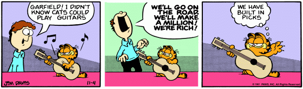 Guitar-Playing Cat